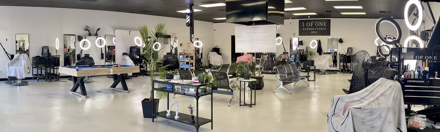 Interior  of our Northstar barber shop 
